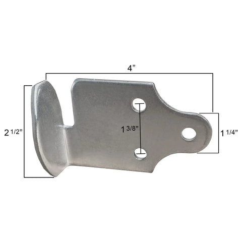 Heavy Duty Steel Corner Brackets For Utility Trailers 16 Piece Set With 8 Left And 8 Right Side Panel Connectors 4 Inch by 2.5 Inch