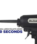 Beast Mode Heavy Duty Professional Air Punch Nailer And Nail Puller Kit with S7 Steel Piston Driver close-up view