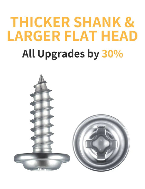 140 Piece Rock Solid D Ring Picture Hanger Screw Kit With Single And Double Hole D Rings for holding heavy frames and mirrors, featuring thicker shank and larger flat head screws.