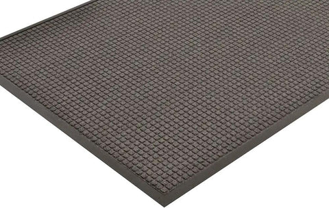 Guzzler Commercial Grade Entrance Mat 3 Ft By 5 Ft High Traffic Dirt And Moisture Control Rubber Backed Indoor Outdoor Door Mat In Charcoal Heavy Duty Scraper That Traps Mud And Water To Cut Tracking