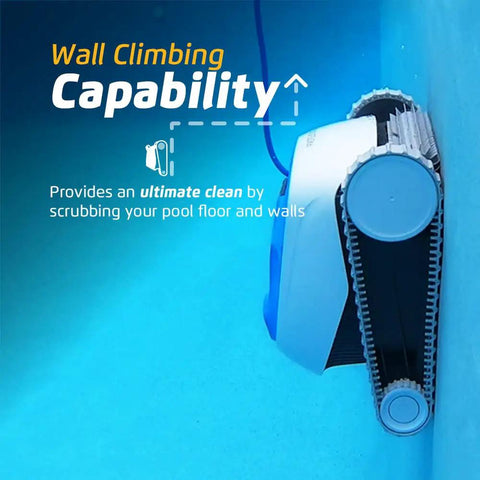Proteus DX3 Automatic Robotic Pool Vacuum Cleaner With Wall Climbing And Active Scrubber Brush for in-ground pools.