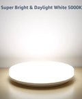 Eight Point Seven Inch LED Ceiling Light Flush Mount Waterproof IP54 1500 LM 15W 5000K Daylight White Round Fixture