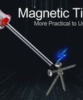 Top-Shelf T10 Security Torx Screwdriver Equipped with a Magnetic Tip and Insulated PVC Handle, Made of Rust-Resistant Chrome Vanadium Steel for Heavy-Duty Repairs, showcasing magnetic tip.