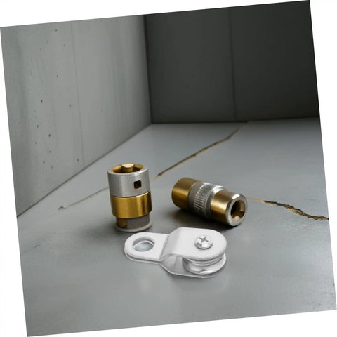 Outdoor Single Pulley Block Set 12 Pcs For 6mm Wire Rope Swivel Cable Guide Pulleys For Lifting And Moving Loads Quiet Smooth Operation Portable And Easy To Install, three pulleys