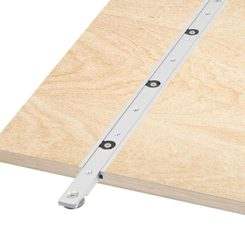 Beefy Aluminum Miter Bar Rail Runner Slider For Table Saw And Router Tables 450mm 17.7in T Slot Track Bar For Jigs Woodworking Tool