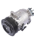Heavy Duty AC Compressor Direct Bolt Replacement For Buick LaCrosse And Regal 2012 To 2016 2.4L Engine showing side view