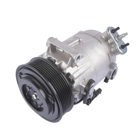 Heavy Duty AC Compressor Direct Bolt Replacement For Buick LaCrosse And Regal 2012 To 2016 2.4L Engine showing side view