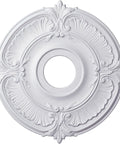 Dope Ceiling Medallion 18 Inch Outer Diameter 4 Inch Inner Diameter Five Eighths Inch Projection Lightweight Canopy