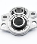 Pair Of Pillow Block Bearings Mounted Units Fit For KFL000 KFL006 Series Providing Bore Sizes From 8mm Up To 30mm Made Of Solid Zinc Alloy