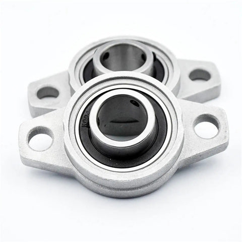 Pair Of Pillow Block Bearings Mounted Units Fit For KFL000 KFL006 Series Providing Bore Sizes From 8mm Up To 30mm Made Of Solid Zinc Alloy