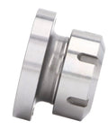 Side view of ER40 Collet Lathe Chuck Carbon Steel Heavy Duty Compact Replacement 80 mm Diameter For CNC Milling Machines Back Plate Mount