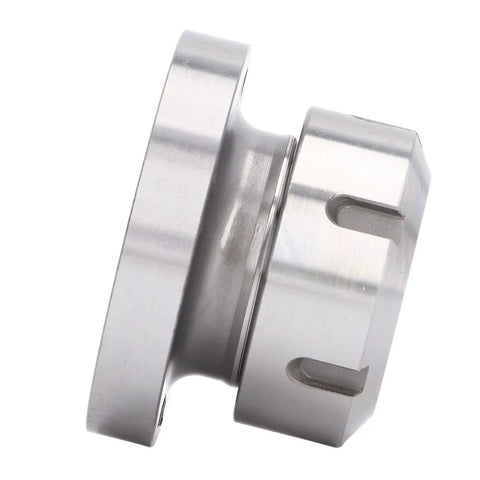 Side view of ER40 Collet Lathe Chuck Carbon Steel Heavy Duty Compact Replacement 80 mm Diameter For CNC Milling Machines Back Plate Mount