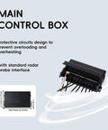 Forward and Reverse Parking Sensor System With Inches Distance Option main control box with protective circuits