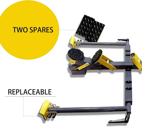 5 Ton Hydraulic Auto Body Dent Puller Kit With Pneumatic Sheet Metal Straightener And Portable Repair Stand For Easy One Person Panel Repair And Serrated Chain Clamps For Secure Dent Removal Pro Grade, replaceable pads