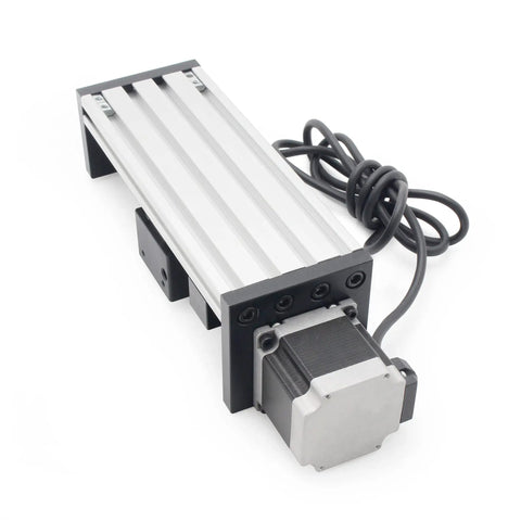 HBX1605 300mm Linear Motion Guide Actuator With Double Linear Rail Slide 1605 Ballscrew And Nema23 Stepper Motor