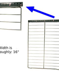 Electric Range Oven Rack Replacement 22-7/8 Inches Wide By 16 Inches Deep Model Specific Fit Not Universal Beefy Durable Steel Rack