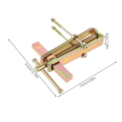 Heavy Duty Carbon Steel Two Jaw Gear Bearing Puller With Reinforced Grips showing dimensions and details for mechanics and garage pros.
