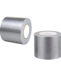 Super Strong Silver Cloth Duct Tape With Rock Solid Adhesive Grip, 100mm wide rolls for sealing and repairs.