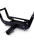 Universal Winch Mounting Plate For 2 Inch Receiver Beefy Heavy Duty Trailer Hitch Cradle Bracket Fits Most Standard Winches Up To 13,500 Lbs For Truck ATV UTV Off Road Recovery