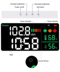 All In One Portable Gym Timer Clock With Interval Countdown And Stopwatch 50 Hour Battery Life Ideal For Home Gym Garage Boxing
