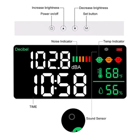Display of All In One Portable Gym Timer Clock With Interval Countdown And Stopwatch 50 Hour Battery Life for fitness training