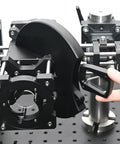 Five-Position Dichroic Filter Wheel For Telescopes With Slim Cage Design Under 1.1mm mounted on optical setup