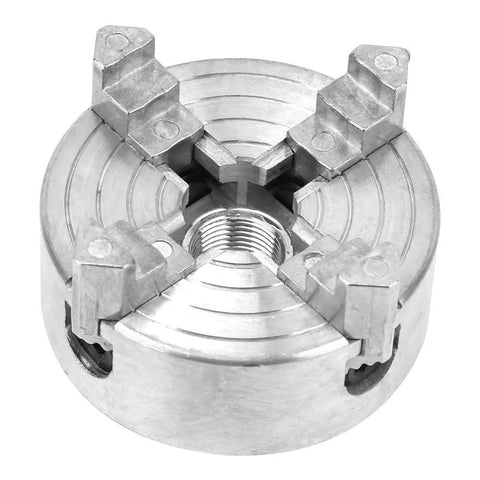 Heavy Duty 4 Jaw Independent Mini Lathe Chuck Forged From Premium Zinc Alloy for precise gripping and steady operation.