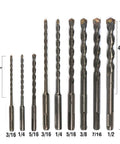 30-piece SDS-Plus masonry drill bit set, 5/32" x 6" bits for hammer drills, Amazon brand