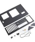 Heavy Duty Open Pc Rack Enclosure Stand With Clean Cable Routing Supports Atx Micro Atx Itx Boards Reinforced Steel components.