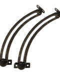 Bronze 7 Inch Spring Lid Support Hinge With Screws Left And Right Hand Adjustable Folding Metal Brace Hinges for furniture cabinets