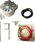Heavy Duty Straight Swap Alternator Conversion Kit For Ford And New Holland Tractor 2000 3000 4000 5000 Series showing alternator, wiring harness, and mounting hardware.