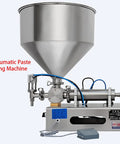 Pro Grade Pneumatic Paste Filling Machine With Hassle Free Setup And Smooth Operation Automatic Single Head Dispenser with 60L hopper.