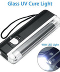 Portable UV Curing Light For Car Windshield And Glass Repair, Mini UV Lamp With Long Life Bulb, Fast Resin Curing