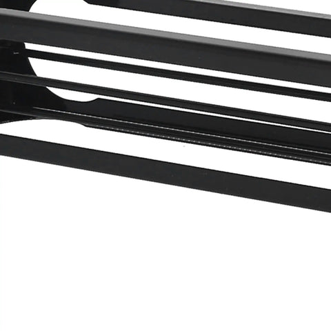 Close-up of the black iron bars of a 32 Pod Coffee Capsule Holder, 360 Degree Rotating Iron Stand