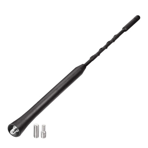 9 Inch Universal Roof Mount Car Antenna Replacement Mast For FM AM Stereo With Rubber Exterior And Easy Install