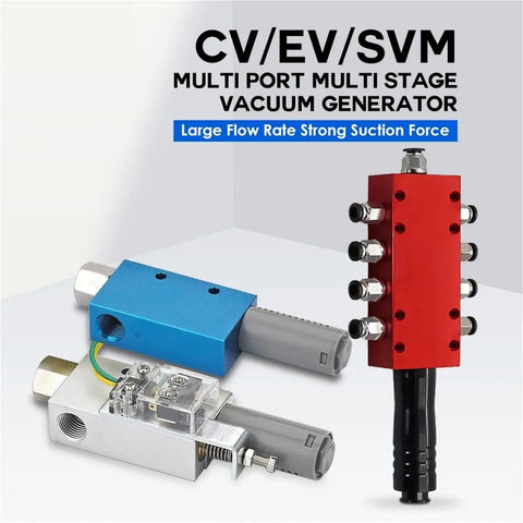 Top Tier Multistage Vacuum Generator For Heavy Industry Operations delivering insane suction performance with a durable design.