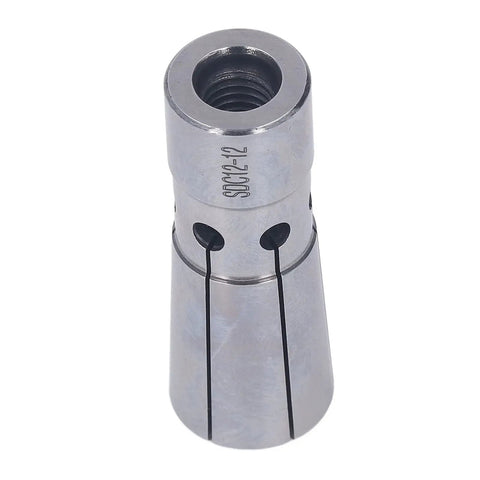 Heavy Duty Back Pull Collet Chuck For CNC Milling And Lathe Machines High Speed Steel with threaded opening for secure attachment.