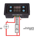Plug And Play Delay Relay Module AC 85V-265V With LED Display Time Delay Switch 0-999S 0-999M 0-999H Digital Timer For Lights Water Pumps Engines Cycle Delay Relay Control wiring diagram with AC 110V load