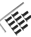 10 Piece Hex Precision Screwdriver Kit With Magnetic Tips For M365 Electric Scooter Maintenance And Fastening, Hardened Metal Bits