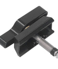 Upgrade Your Ride With This Rock Solid Folding Bike Hinge Clamp Made From Lightweight Aluminum Alloy, showing black anodized finish and precision machining.