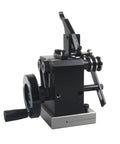 RATTMMOTOR HRV60 mini punch grinder, side view, black metal tool with hand crank and adjustment levers.