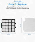 Must Have Replacement Filter Set For Shark Stratos AZ3002 Upright Vacuum Cleaner Includes 2 HEPA Filters And 4 Foam And Felt Filters