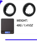 Beefy Hardened Steel Spur Gear Set 50T 1 Mod For RC Upgrades with weight display, fits 1/10 E-Revo, X-Maxx, XO-1