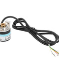 Half Hollow Shaft Incremental Encoder for 3 Phase Motors 6mm Shaft DC 5 24V Switch Encoder with cable, plug-and-play ready