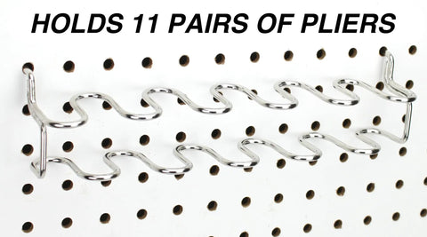 Pegboard Pliers Holder That Holds Eleven Pairs On Any Pegboard A Space Saving Organizer For Garage Workshop Shed Craft Room