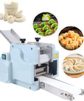 Zero Drama Automatic Dumpling Skin Maker And Stainless Steel Dough Press Reliable Kitchen Workhorse For Effortless Batch Cooking Smooth Operator Whips Up Perfect Wrappers Quick As A Flash with uniform dumpling wrappers.