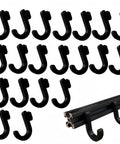 20Pcs 2020 Series T Slot Aluminum Profile Hooks for 6mm Euro Standard Extrusion black hooks on 2020 aluminum rail