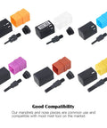 Assorted 6 Piece SAE Rivet Nut Gun Mandrel Kit With Nose Pieces For 6-32 8-32 10-24 1-4-20 5-16-18 3-8-16 Riveter Tips Spare Parts