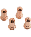 20 Pack Plasma Cutter Consumables For Eastwood Versa Cut 60A Torch CB70 Setup. Four heavy-duty copper nozzles for steel cutting.