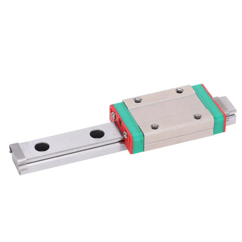 100mm Stainless Steel Linear Guide Rail For CNC And 3D Printers High Load Torsion Miniature Rail System with slide block